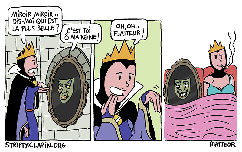 La reine et le miroir
